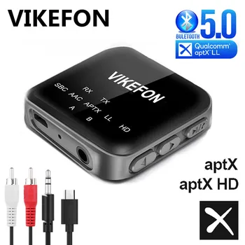 

NEW Mini CSR8675 Aptx HD/LL Bluetooth 5.0 Audio Receiver Transmitter RCA 3.5mm Jack AUX Wireless Adapter with MiC For TV Car PC