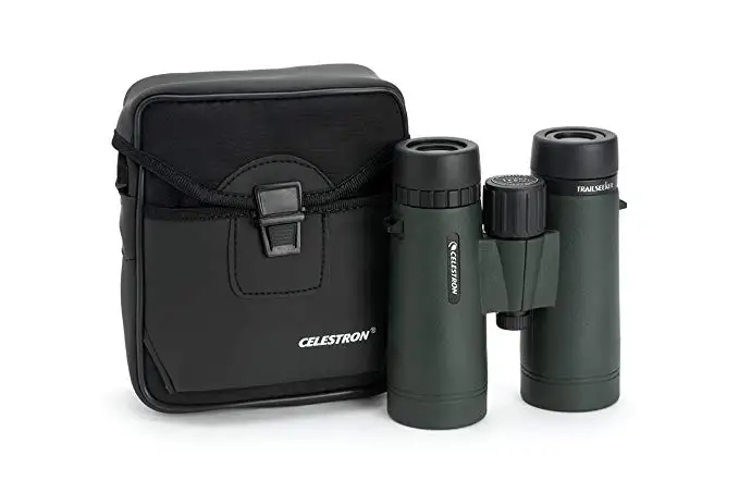 Celestron 71406 TrailSeeker 10x42 бинокль BAK4 оптические телескопы ночного видения для наблюдения за птицами Кемпинг Охота концерты