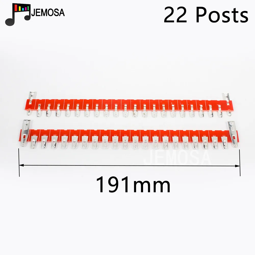 5 шт. 17Post~ 22Post револьверная доска Посеребренная DIY проект аудио тег полоса тег доска терминал Луг доска для лампового усилителя DIY - Цвет: 22-Posts