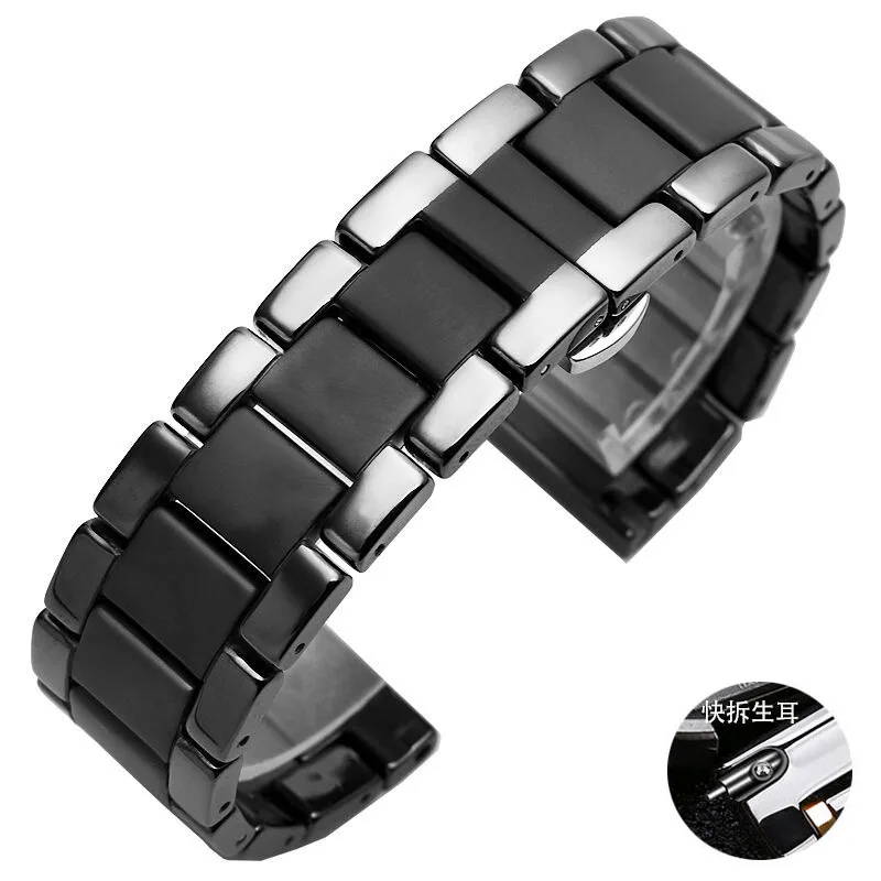 

For Huawei GT2 GT Ceramics watchband 20mm 22mm Samsung Gear S3 S2 S4 smart strap Quick release watch2 Pro 42 / 46mm bracelet
