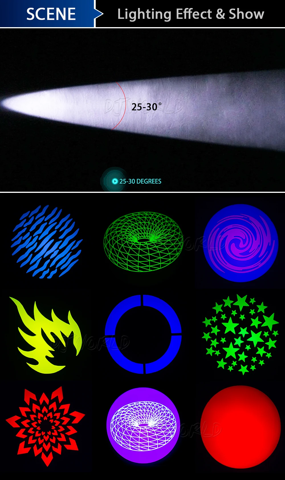 LED Spot 75W Lighting With 3 Face Prism (11)