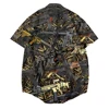 Gun Bullet Military War Men's Casual Short Sleeve Summer Hawaiian Aloha Shirt Men Button Down 3D Print Shirts 2021 New 2