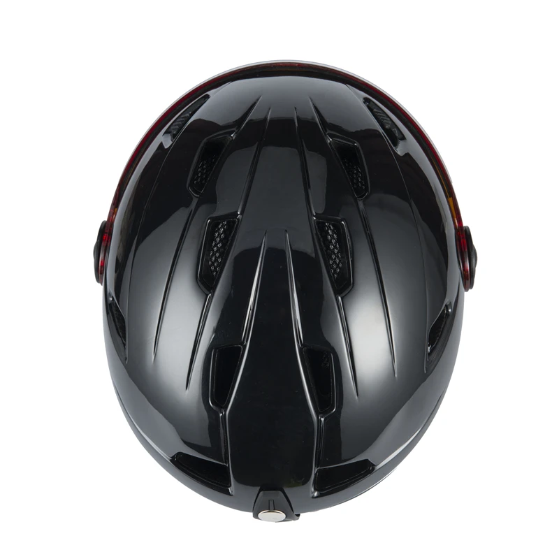 Baratos Auténtico casco de esquí con certificación CE semicubierto totalmente moldeado para deportes al aire libre gafas de esquí casco de Snowboard casco