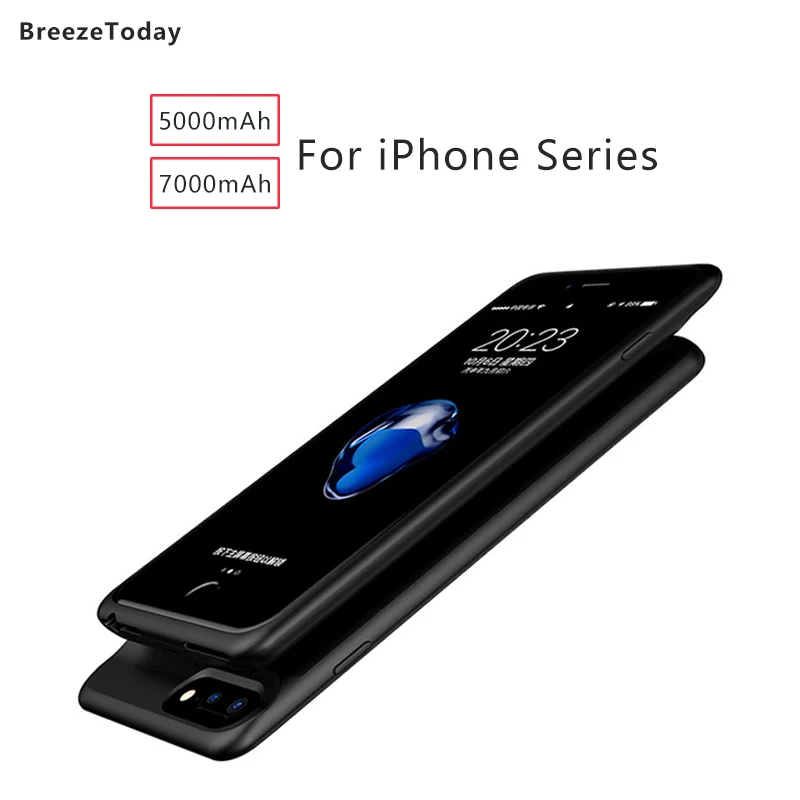 Чехол для зарядного устройства чехол аккумулятора iPhone 6 6s 7 8 с зарядным