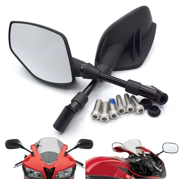 

Universal 8mm 10mm motorcycle mirror Black Side Rearview Mirrors For HONDA CBR600RR CBR900RR CBR919RR CBR893RR CBR1000RR CB1300