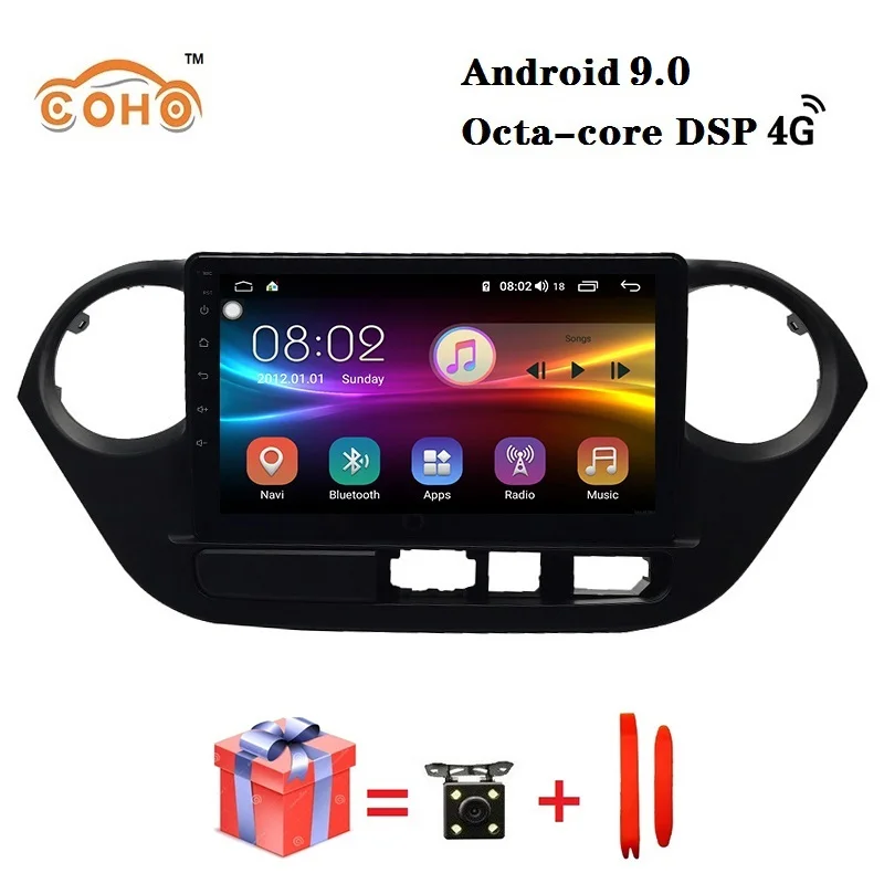 

I10 Android 9.0 Octa Core 4+64G Multimidia 1Din Android Car Radio For 2014-2017 Hyundai I10 RHD
