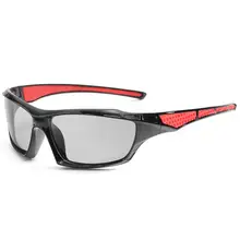 Yiwa солнцезащитные очки Меняющие цвет линзы для занятий спортом на улице велоезды Солнцезащитные очки Спортивные прочные пластиковые линзы спортивные