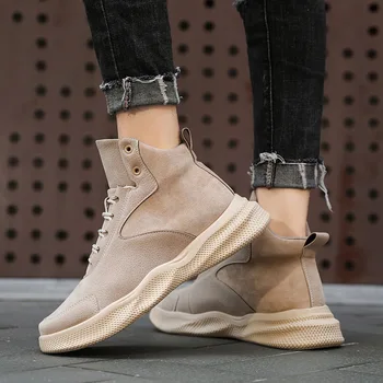 

Martin Boots Autumn Winter New Men's Shoes American British Trend High-top All-match Tooling Boots Desert Army Boots Men's Boots