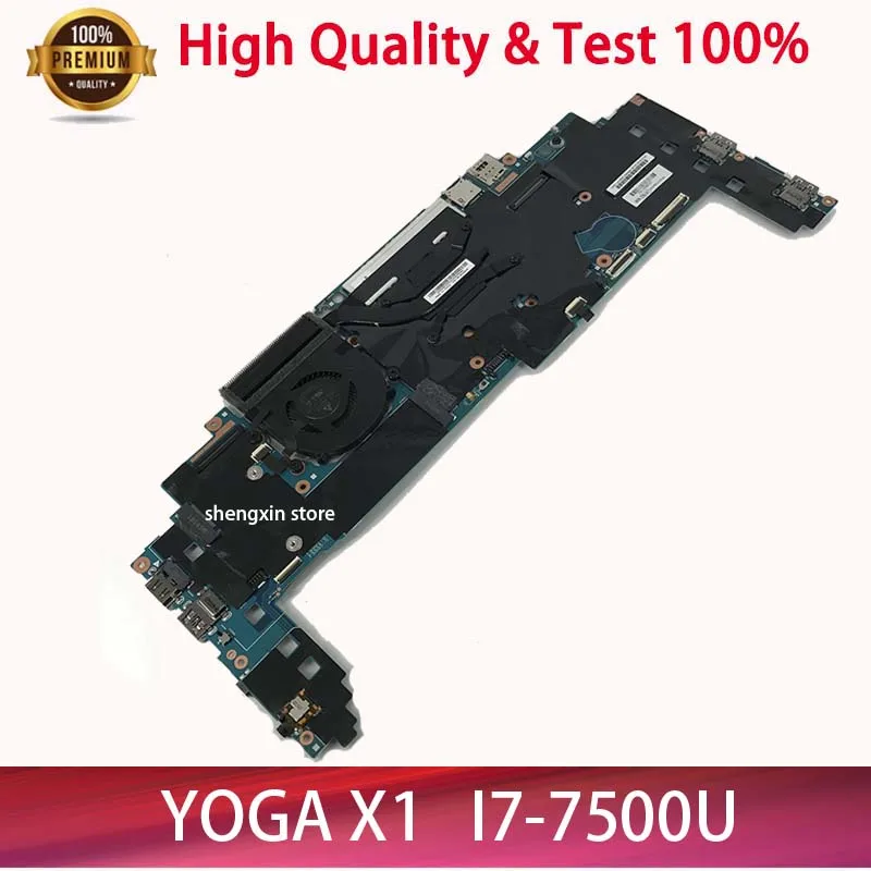 price reduction  16822-1 LRV2 MB 448.0A913.0011 Mainboard For Lenovo ThinkPad Yoga X1 Laptop Motherboard i7-7500 16G