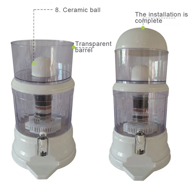 H&RB 16L Distributeur d'eau alcaline pour Le Traitement de l'eau Potable