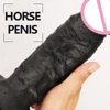 23*5.7cm Black Dildo Silicone Realistic Penis Super Huge Big Dildo  Sex Toys For Woman Dick Female Masturbator Sex Products Cock 1