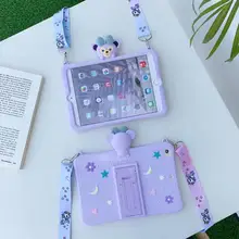 Coque en Silicone antichoc pour enfants, pour Samsung Galaxy Tab A 8.0 pouces 2019 T290 T295 T297, housse de protection pour tablette + stylo + sangle 