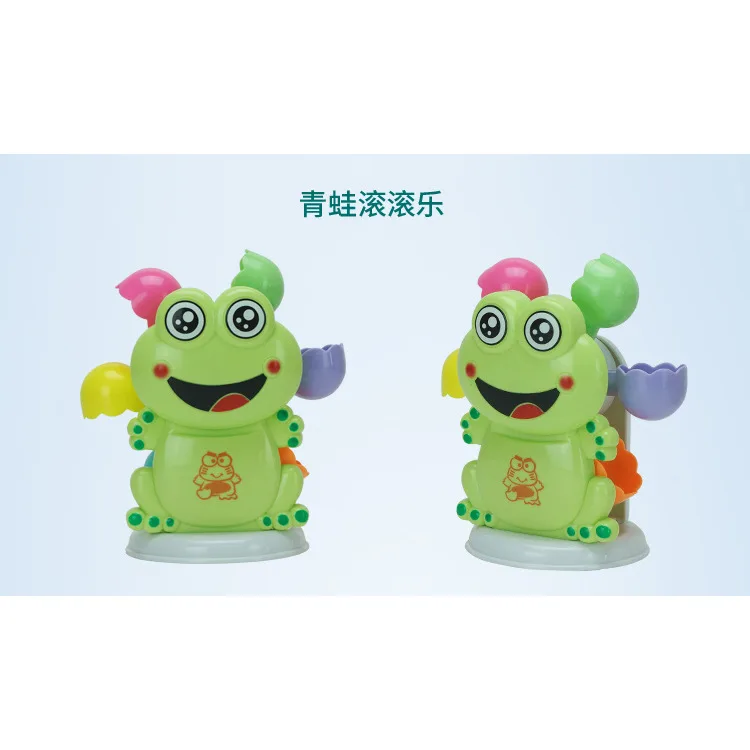Baby Bath Frog Rotary Table Infant Bathroom Bath Play with Water CAR Children Sprinkler Toy