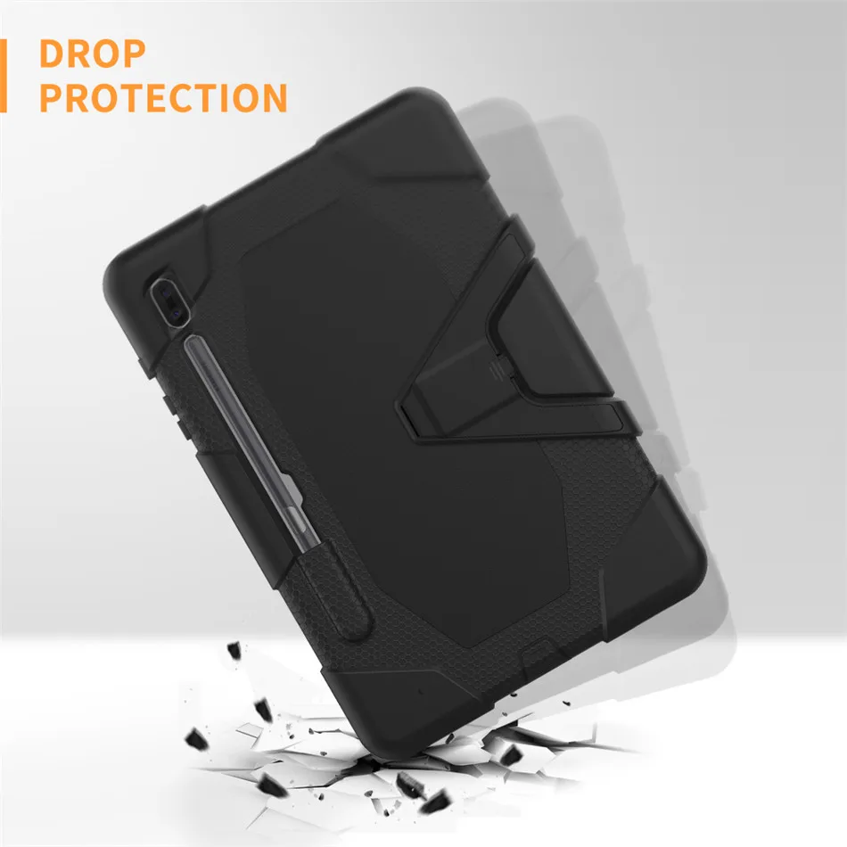 Для samsung Galaxy Tab S6 10,5 T860 T865 Funda Tablet противоударный жесткий чехол военный сверхпрочный Силиконовый прочный Чехол-подставка