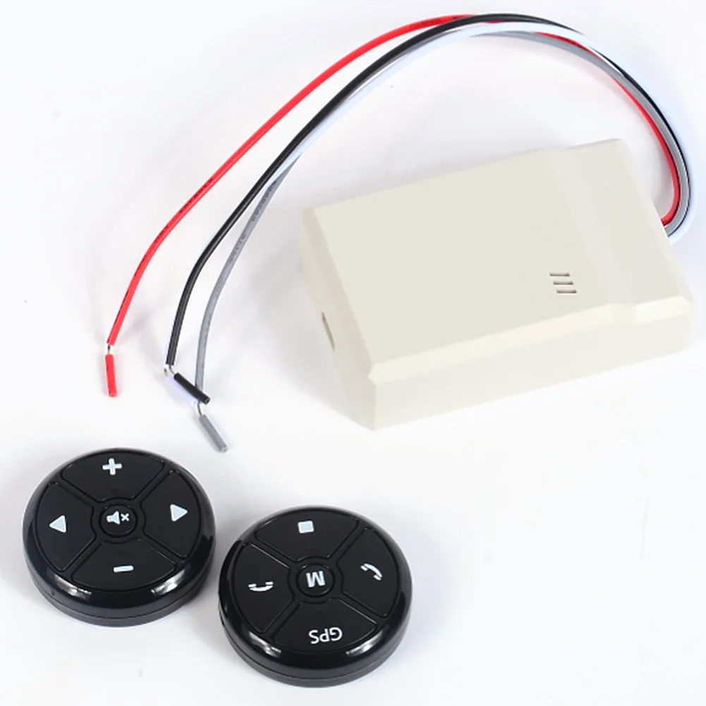 

Wireless Universal Navigation Music Radio Smart DVD Steering Wheel Control Buttons Car 4Key GPS