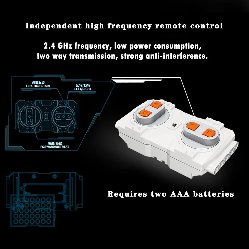 2,4G DIY rc Танк внедорожная модель автомобиля военные строительные блоки для автомобилей кирпичи электронные игрушки для детей взрослых RC гоночный автомобиль
