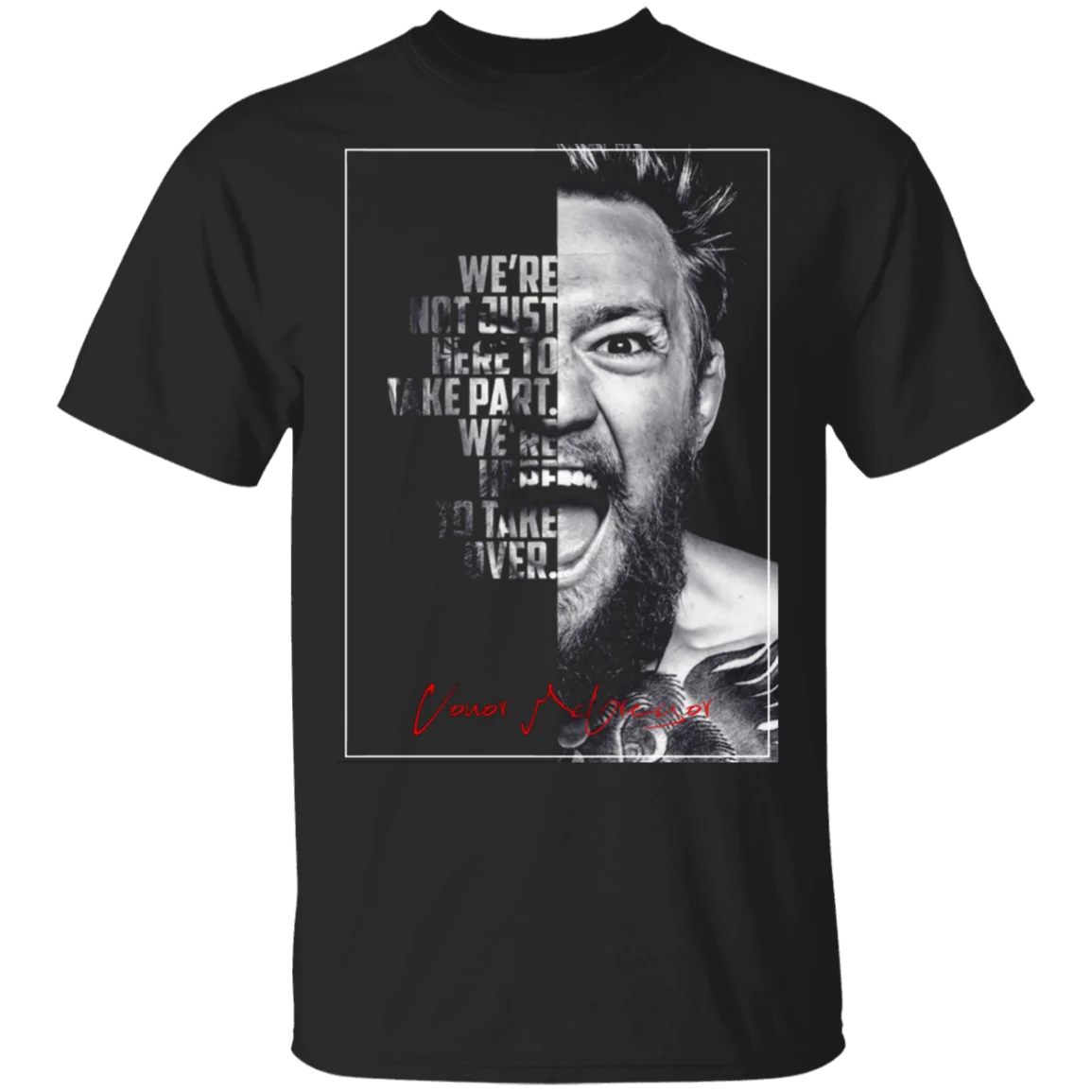 Conor McGregor Ultimate Champion 2019 Limited Black T-Shirt S-XXXL | Мужская одежда