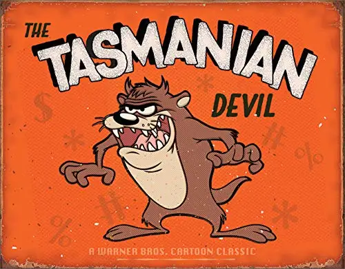 Tasmanian Devil Безнадежное предприятие йосемит Сэм Оловянная картина «металлические номерные знаки» оловянный знак настенная декоративная доска Ретро бар и бар оловянный плакат - Цвет: Tasmanian Devil