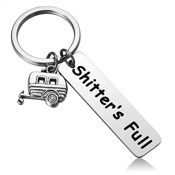

Key Chain Bags Ladies Key Holder Unisex Keyring Car Party Key Ring Zinc Alloy Silver Color Accessories Van Pendant Porte Clef