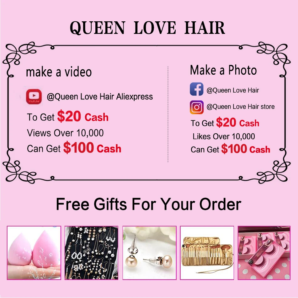Queen love Hair 5 шт./лот малазийские кудрявые вьющиеся пряди 4 пряди с закрытием человеческие волосы пряди с закрытием волосы remy