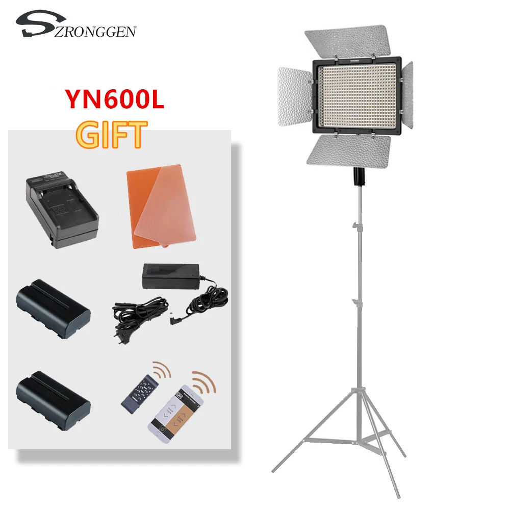 YONGOUO YN600L YN600 светодиодная цветовая температура Светодиодная панель для