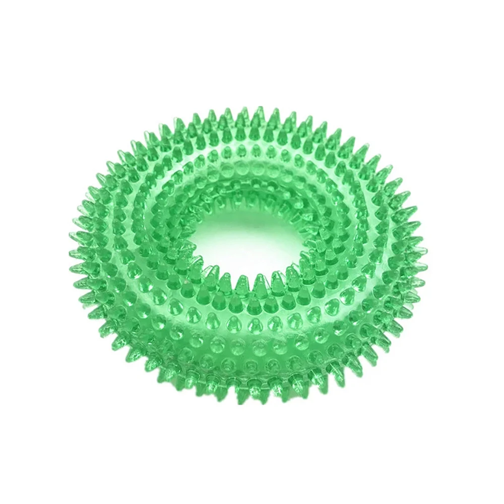 B Pet Toys TPR Bite-Resistant Squeaky Toy Balls For Dog Playing Ball Cleaning Teeth Molar Toy - Цвет: B
