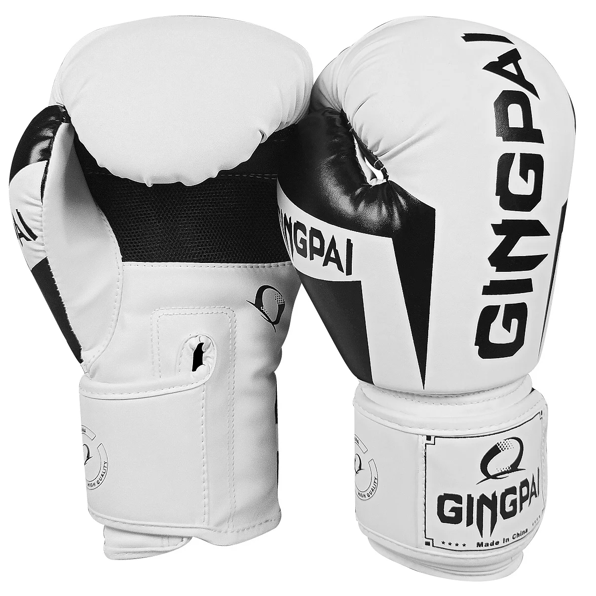 GINGPAIBoxingGlovesforMenWomenKidLeatherBoxingGlovesforPunchingBagKickboxingMuay