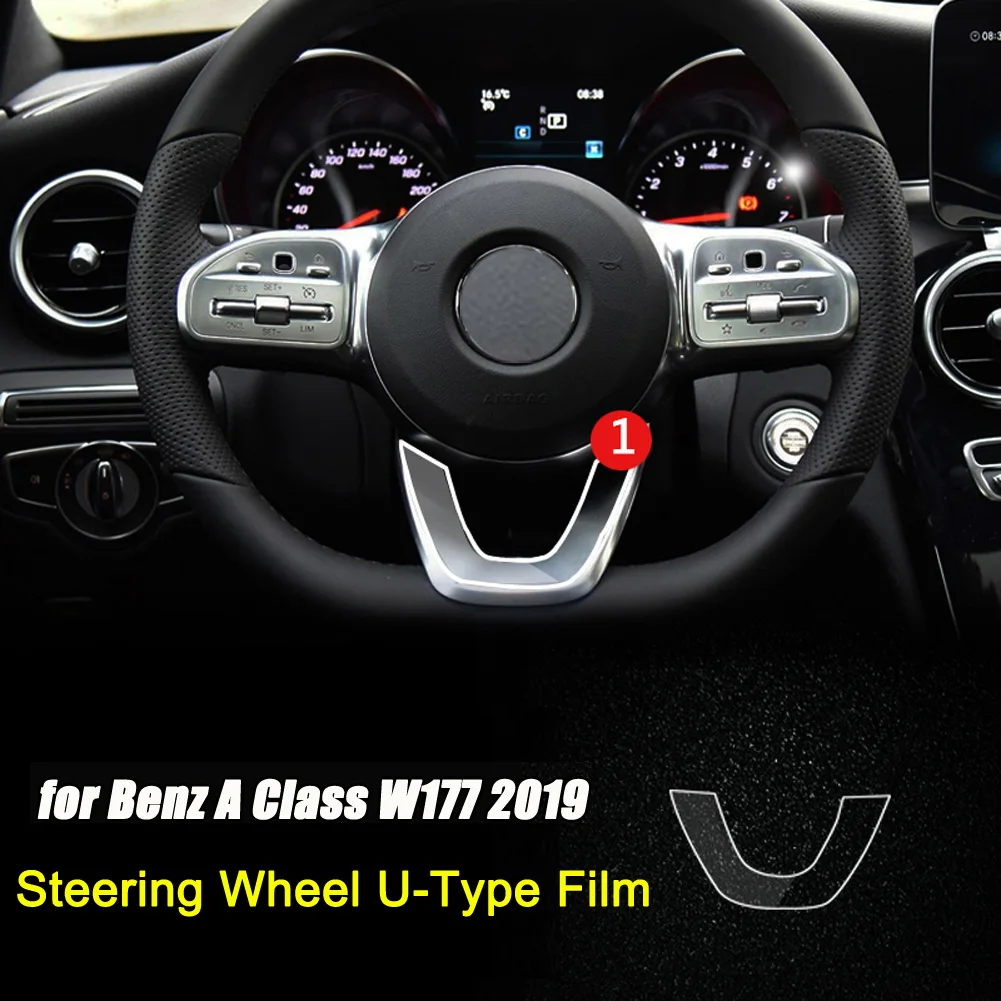 Для Mercedes Benz A Class W177 A180 A200 A220 A250+ автомобильные аксессуары центральная консоль TPU прозрачная мембранная защитная пленка - Название цвета: 5