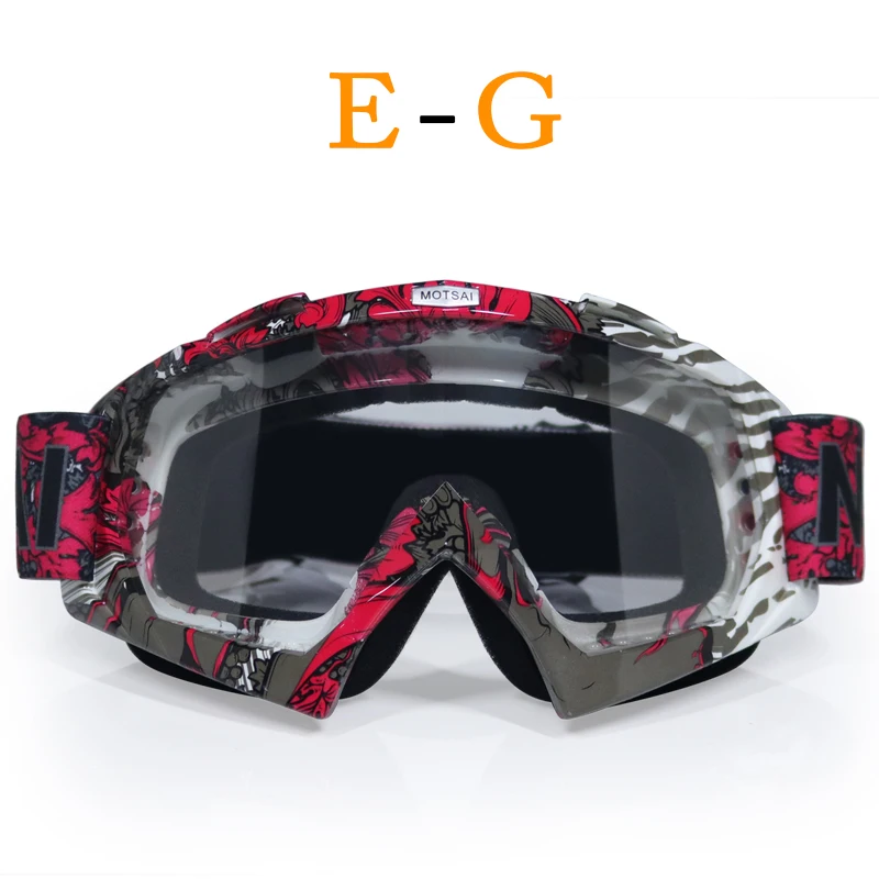 Брендовые очки Dirt Bike ATV Cross Riding лыжные очки для мотокросса очки для мотоцикла УФ лыжные очки для сноуборда прозрачные линзы - Цвет: G2