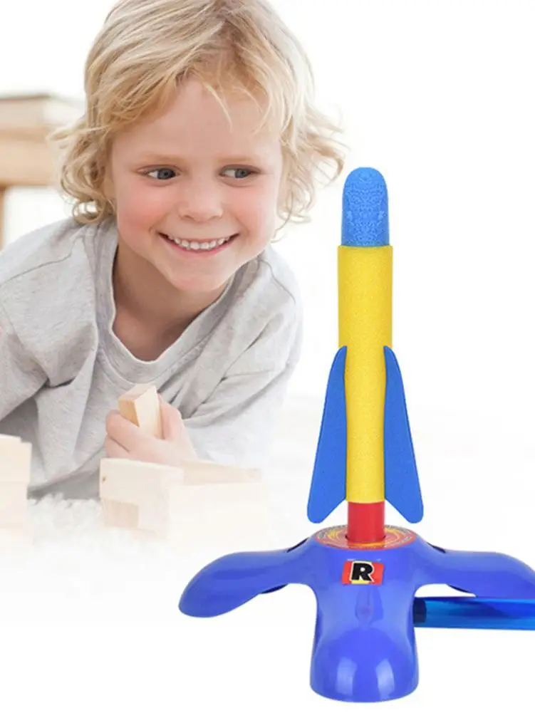 Science Kit комплект ракеты прыжок открытый игрушечные подарок с пусковой установкой