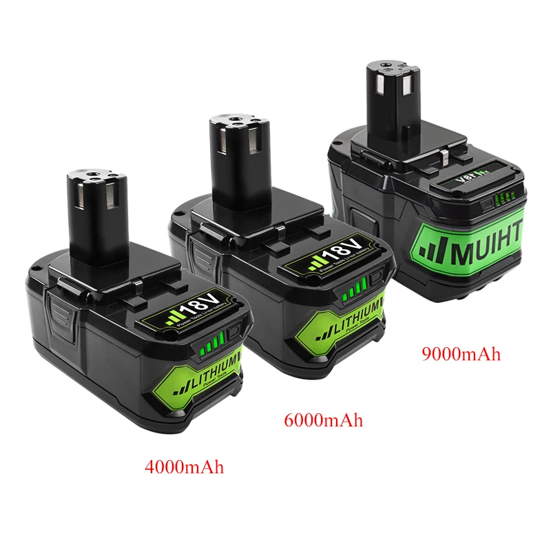 P108 Battery Replacement for Ryobi 18V 