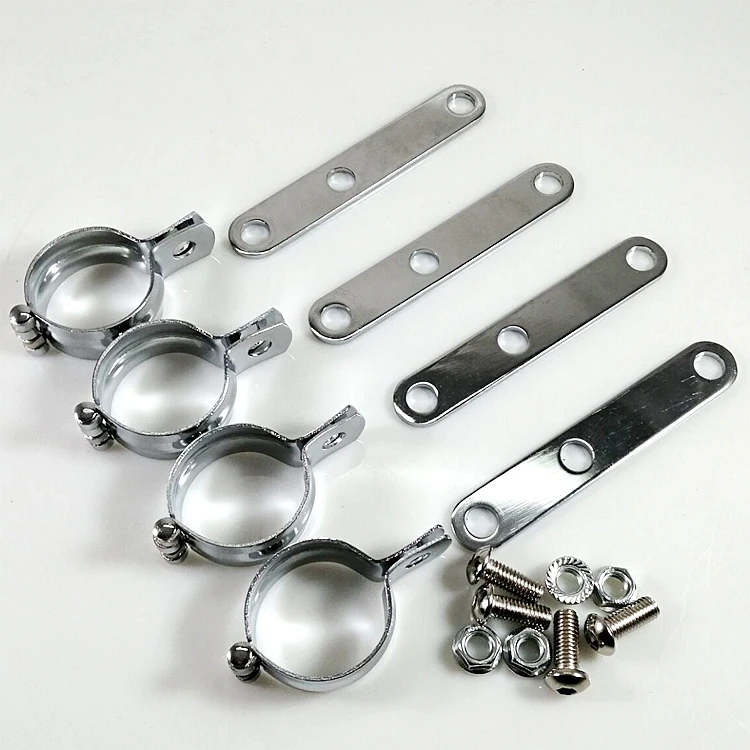 

41-51mm Adjustable Universal Motorcycle Side Fork Headlight Mount Bracket Holder For Honda Kawasaki Suzuki Yamaha Triumph