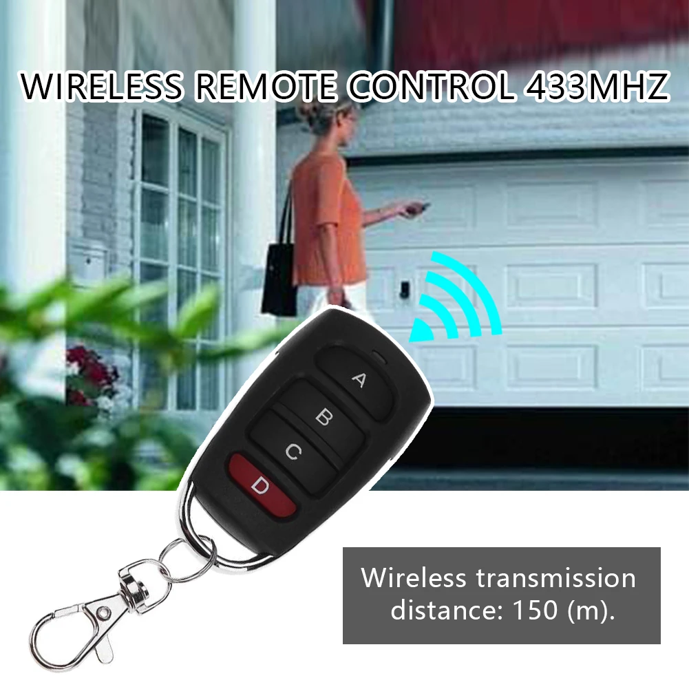 433.92 MHz Wireless Copy Remote Control for Car Garage Door Remote Control Remote Key Clone 1527