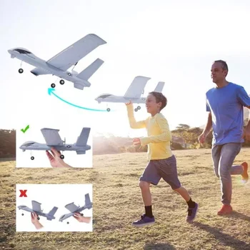 

RC Airplane Z51 Gliders 2.4G LED Hand Throwing Wingspan Foam Plane Toys