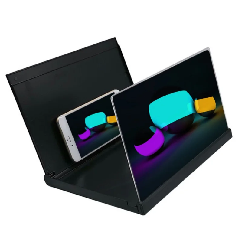 

12 inch Phone Screen Magnifier High Definition Lens Video Amplifier Holder For iOS Android Cell Phone