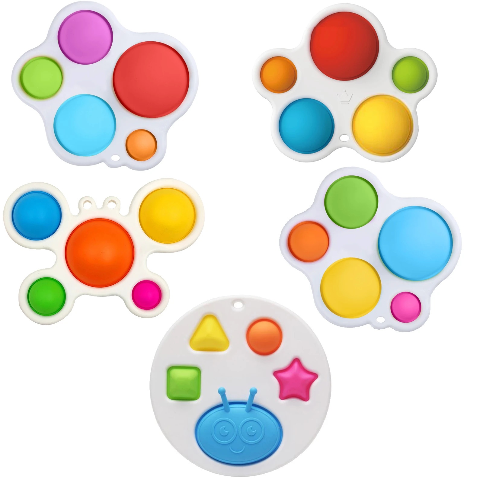 Funny Fidget Toys Simple Dimple Poppit 