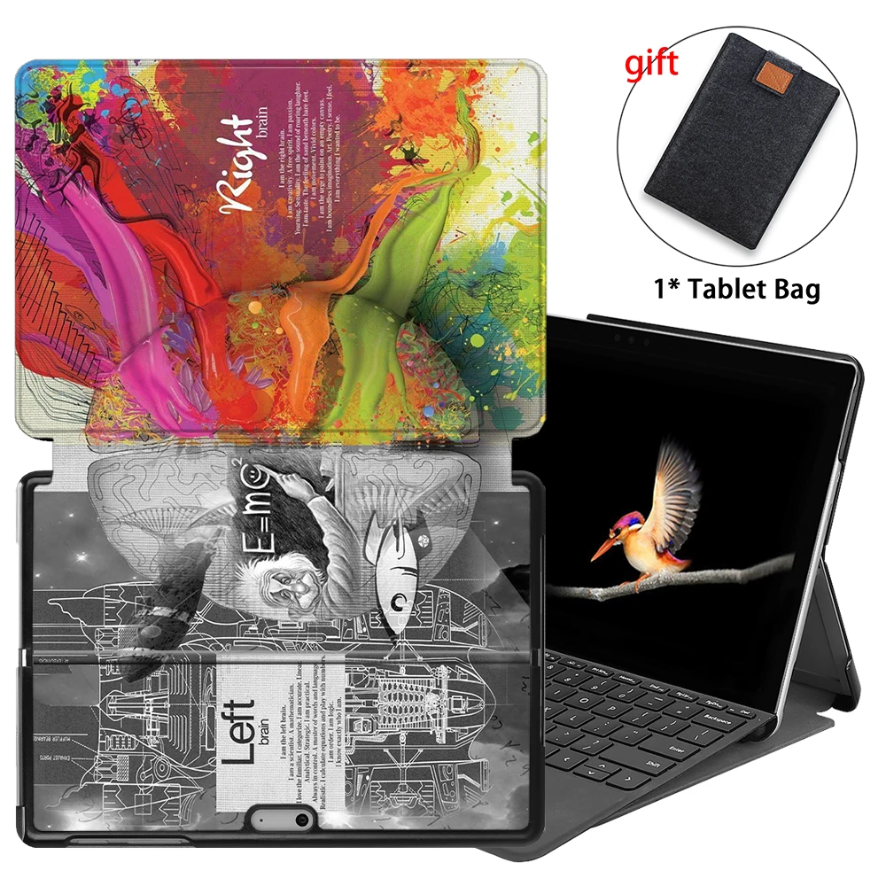 MTT чехол для планшета на заказ для microsoft Surface Go 10 дюймов из искусственной кожи складной откидной Чехол-подставка противоударный защитный чехол Funda