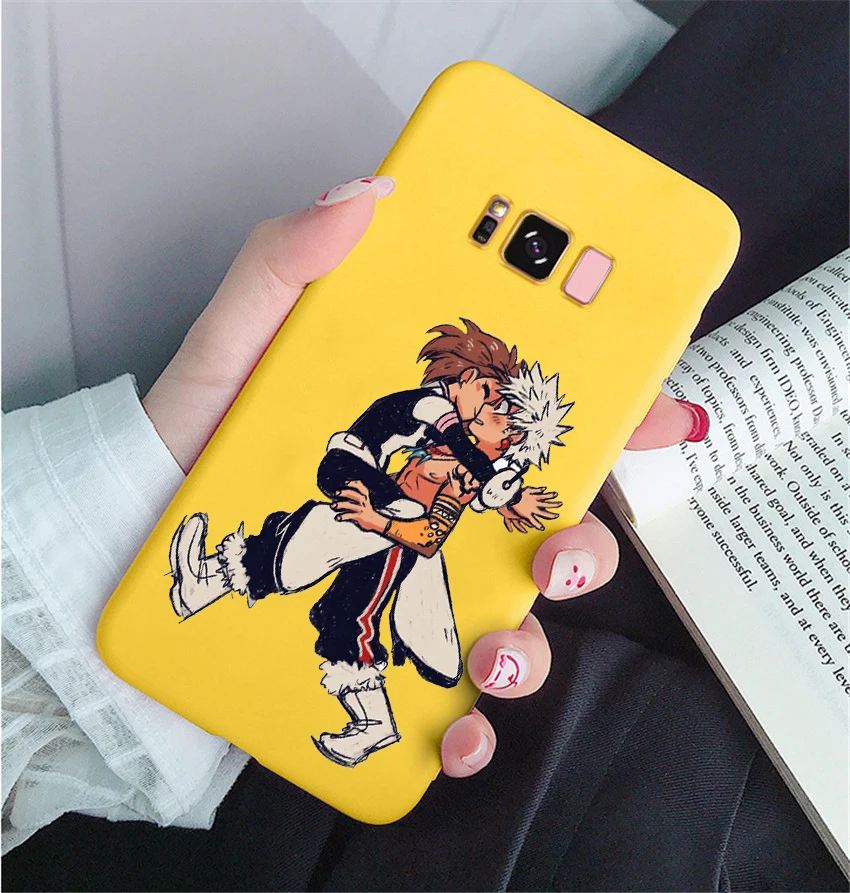 Anime My Hero Boku no Hero Academia in pink soft candy Phone Case for Samsung s8 s8plus s9 s9plus s10 s10e note9 note10 - Цвет: HHSR-24077