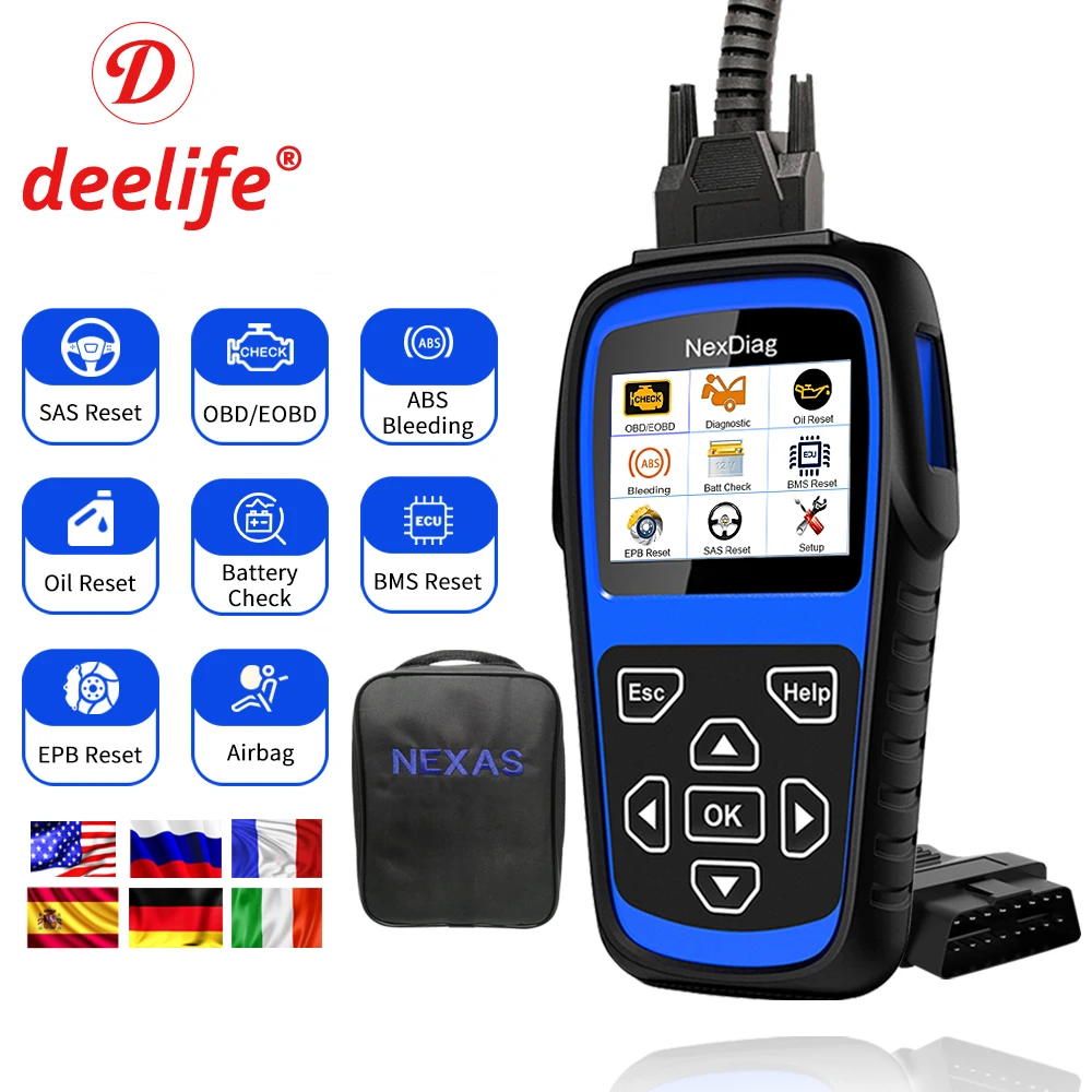 Deelife полная система диагностический инструмент OBD2 сканер (для Mercedes Benz) подушка безопасности ABS SRS OBD 2 считыватель кодов SAS BMS EPB обслуживание м... Deelife полная система диагностический инструмент OBD2 сканер (для Mercedes Benz) подушка безопасности ABS SRS OBD 2 считыватель кодов SAS BMS EPB обслуживание м...