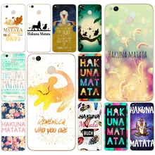 103DD hakuna matata Король Лев Мягкий силиконовый чехол для Xiao mi красный mi 4a 5 plus Note 4 4x 5a pro mi a1 чехол