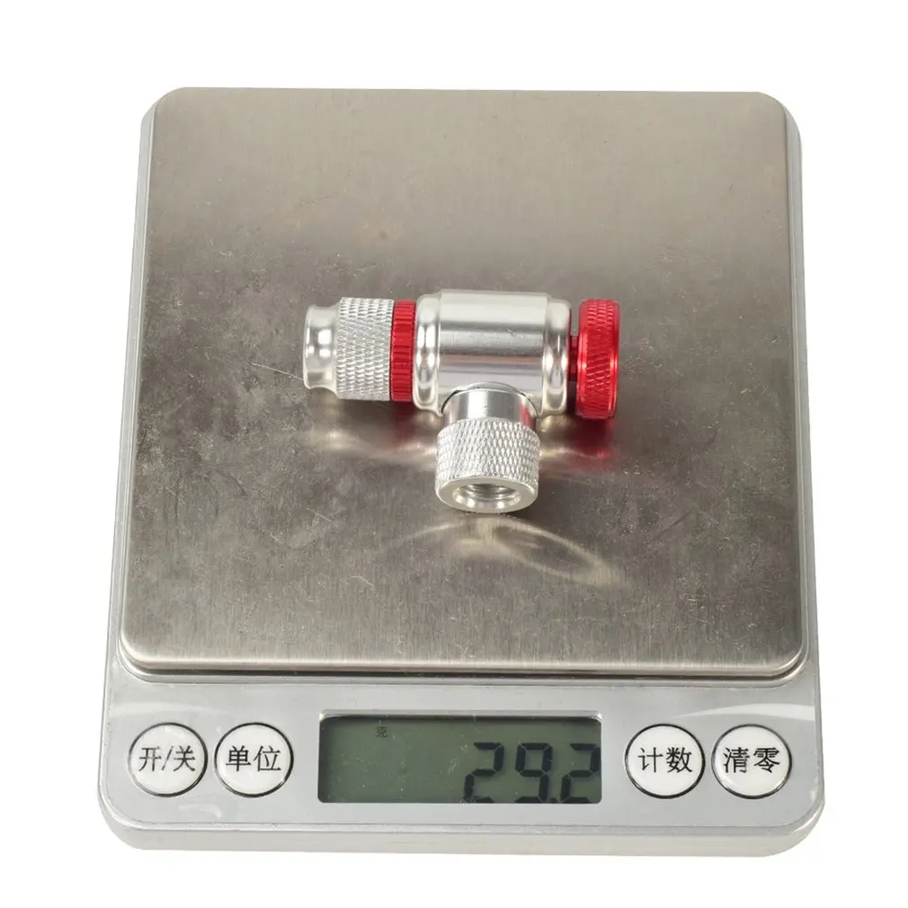 POMPE A VELO,type 1Pompe à vélo avec cartouche en CO2, valve compatible presta et schrader