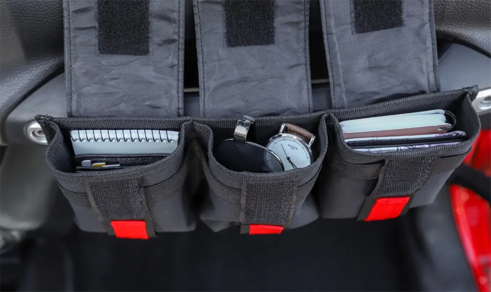 Автомобильная интерьерная сумка для хранения с ручкой co-pilot, водонепроницаемый Оксфордский отсек для уборки, подходит для Jeep Wrangler JK JL 2007-, аксессуары