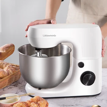 

5L Electric Food Mixer Chef Machine Kneading Machine Fully Automatic Knead Dough Noodle Machine Baking Dough Mixer Whipped Cream