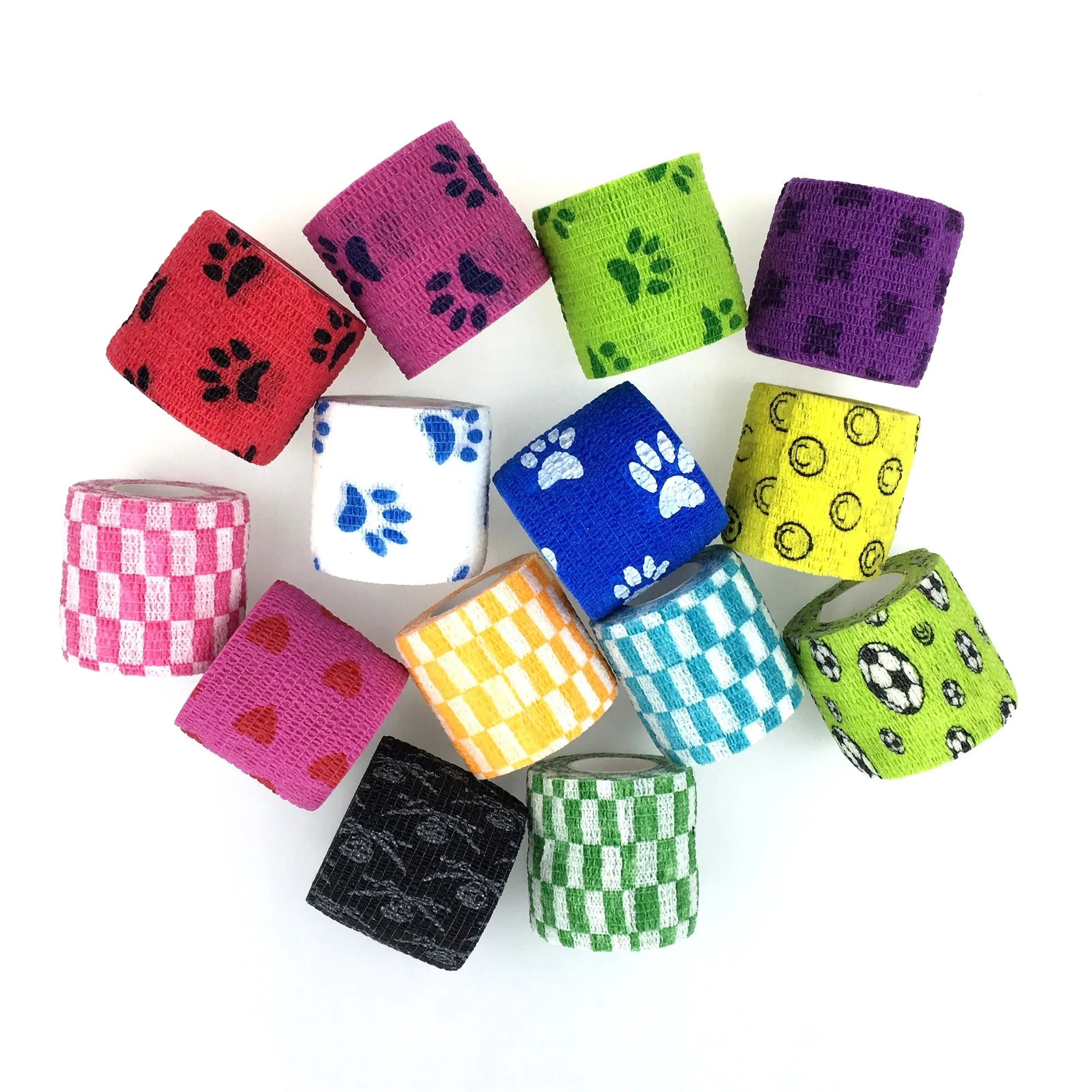 5cmx4.5m Sport Tape Waterproof Self Adhesive Elastic Bandage Muscle Tape Finger Joints Wrap Bandage Non-woven Cohesive Bandage