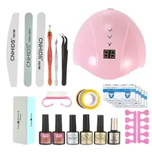 Nail Art поли набор гелевых УФ Акрил строитель поли гель набор быстрая сушка ногтей инструменты для ногтей Желе Гель-лак светодиодный для ногтевой фототерапии машина
