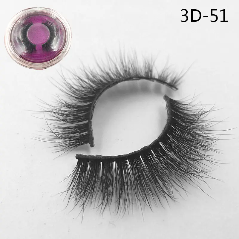 Iflovedekd пользовательские ресницы упаковки 3D ресницы накладные ресницы из норки Индивидуальные ресницы расширение - Цвет: 3D-51