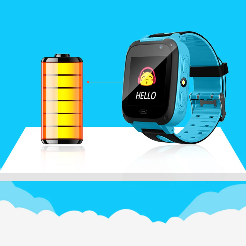 Kids GPS Tracker Watch Phone Smart Watches Camera Flashlight SOS Call Location Baby Clock Toys For Children Birthday Gifts | Игрушки и