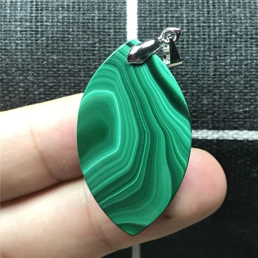 Green Malachite Pendant (118)