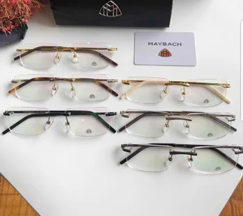 

Brand famous optical glasses man women metal frame fill prescription mens luxury designer glasses frames