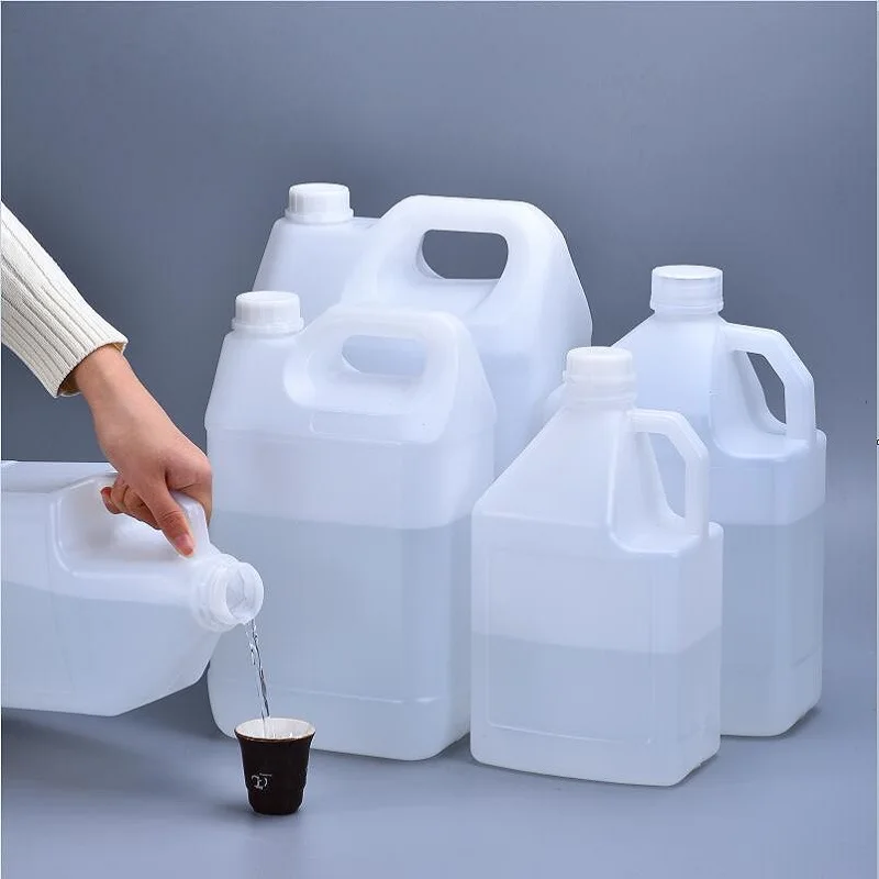 2.5 liter Food Grade plastic jerry can for water wine sauce Leakproof  Liquid container Square Bottle Thicken 1PCS